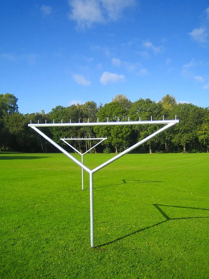 Delta WäscheleinenMast für Wohnanlagen