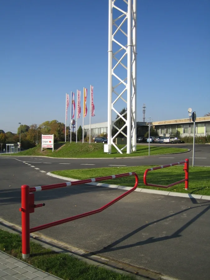 Distance DrehSchranke rot-weiß