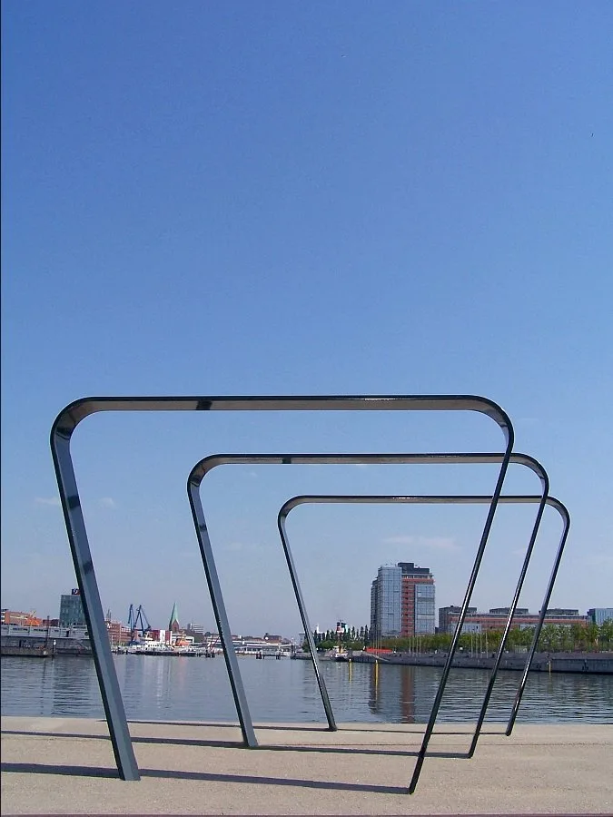 Elan FahrradHalter gerundet aus Flachstahl