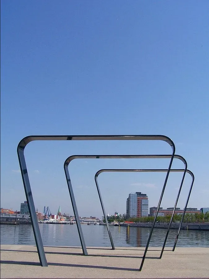 Elan FahrradHalter gerundet aus Flachstahl