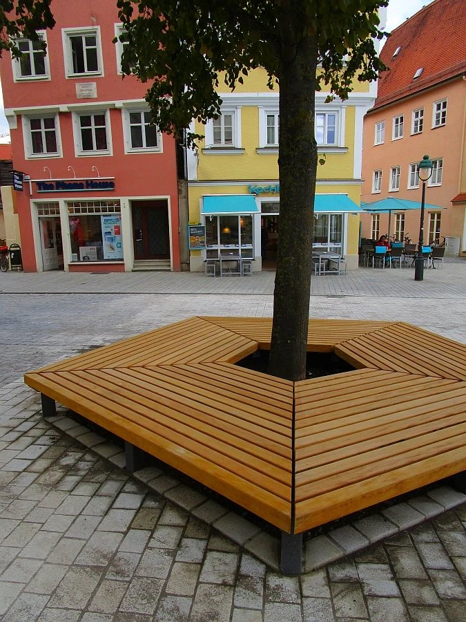 Penta fünfeckige Baumbank