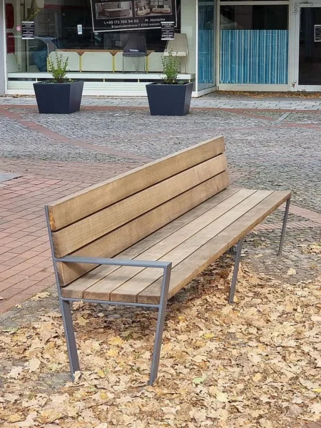 ULTRA Lange SitzBank mit einseitiger Armlehne