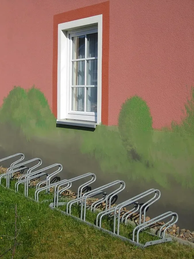 Klassischer Variant FahrradStänder für Schulen und Freibäder